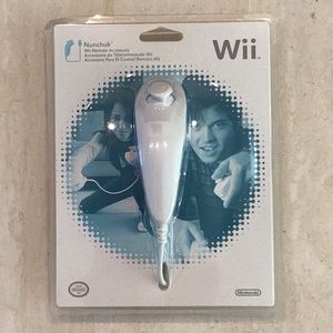 Nintendo Wii Nunchuk OEM White New Authentic Factory Sealed Original
